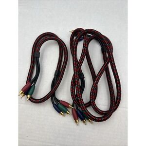 AudioQuest YIQ-X - 2m Component Video Cable-2 Sets Lg‎ & Sm